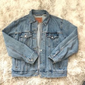 Levi’s Jean Jacket, Light Blue, Woman’s Large